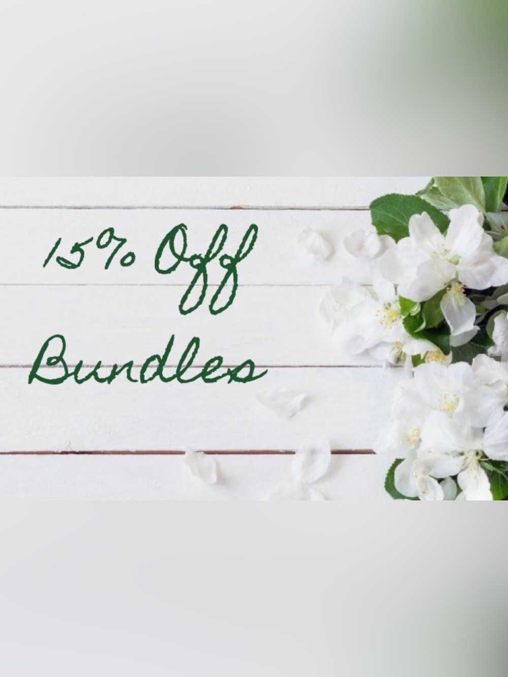 15% Off When You Bundle!
